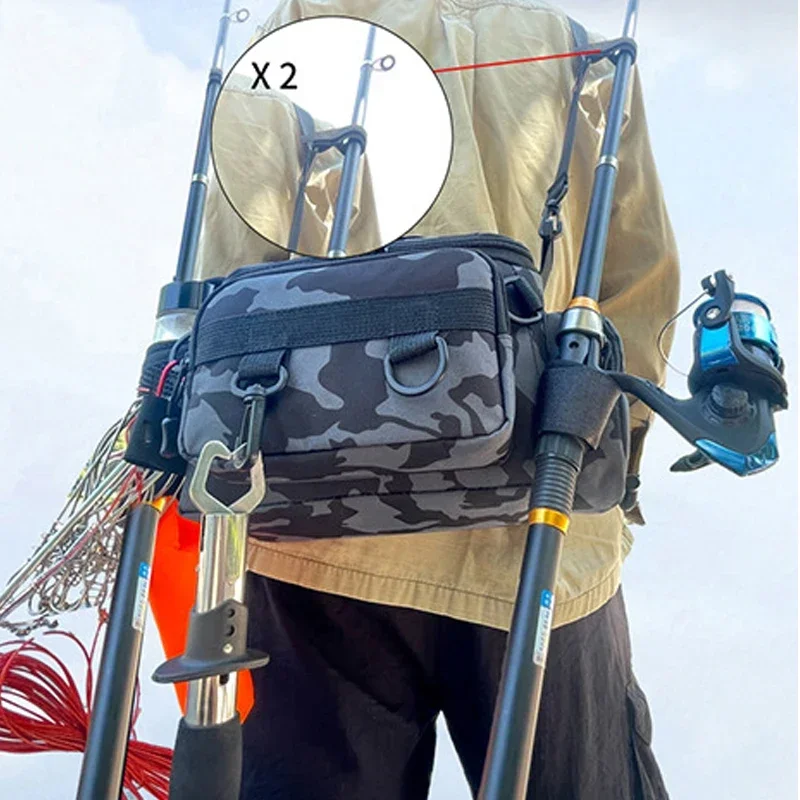 Fishing Equipment Waist Pack Can Be Crossbody Multifunctional Waterproof Storage Bag Large Capacity Fishing Rod Accessories Bag
Fishing Equipment Waist Pack Can Be Crossbody Multifunctional Waterproof Storage Bag Large Capacity Fishing Rod Accessories Bag