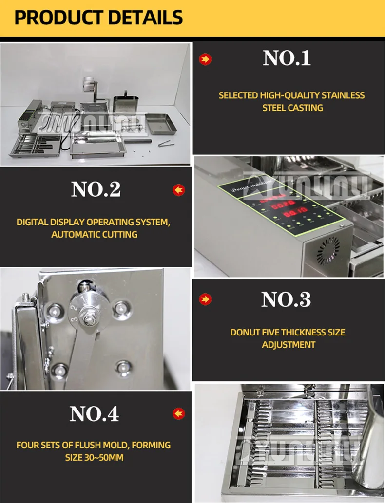 Интеллектуальная машина для изготовления пончиков, полностью автоматическая машина для производства пончиков, фритюрница с постоянной температурой из нержавеющей стали
Интеллектуальная машина для изготовления пончиков, полностью автоматическая машина для производства пончиков, фритюрница с постоянной температурой из нержавеющей стали