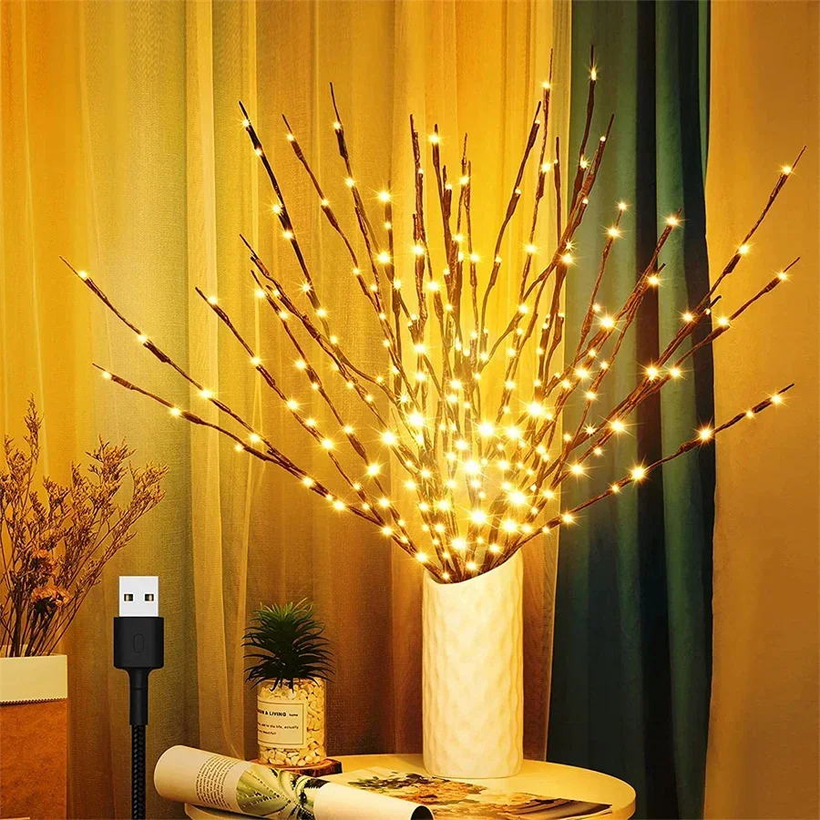 73CM LED Willow Tree Branch Lamp Floral Night Lights 20 LED Vase Floral Light Home Christmas Birthday Wedding Party Indoor Decor
73CM LED Willow Tree Branch Lamp Floral Night Lights 20 LED Vase Floral Light Home Christmas Birthday Wedding Party Indoor Decor