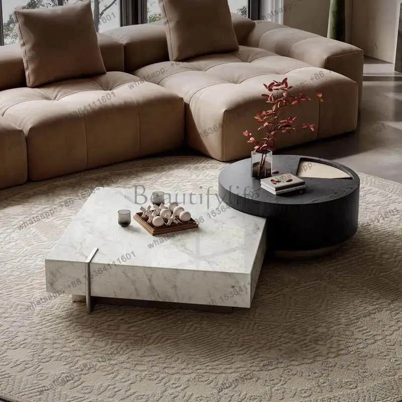 minimalist coffee table, light luxury and high-end feel, living room and home small apartment coffee table combination
minimalist coffee table, light luxury and high-end feel, living room and home small apartment coffee table combination
