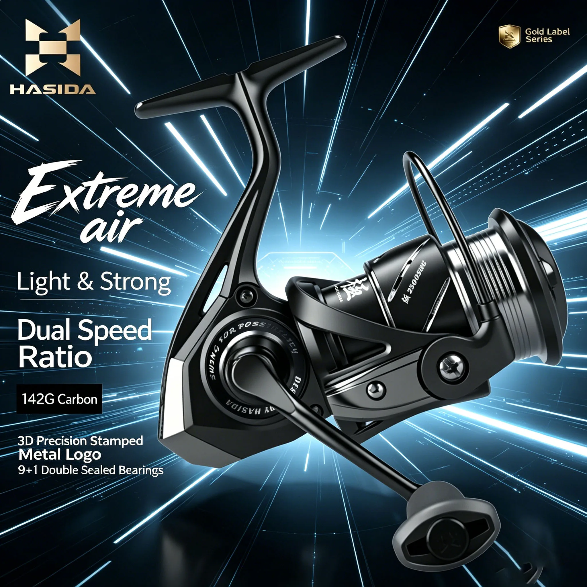 HASIDA AULA air Spinning Reel Long Casting General-purpose Lure Reel Shallow Spool Carbon Fiber Ultra-light Micro 4Kg Drag Power
HASIDA AULA air Spinning Reel Long Casting General-purpose Lure Reel Shallow Spool Carbon Fiber Ultra-light Micro 4Kg Drag Power