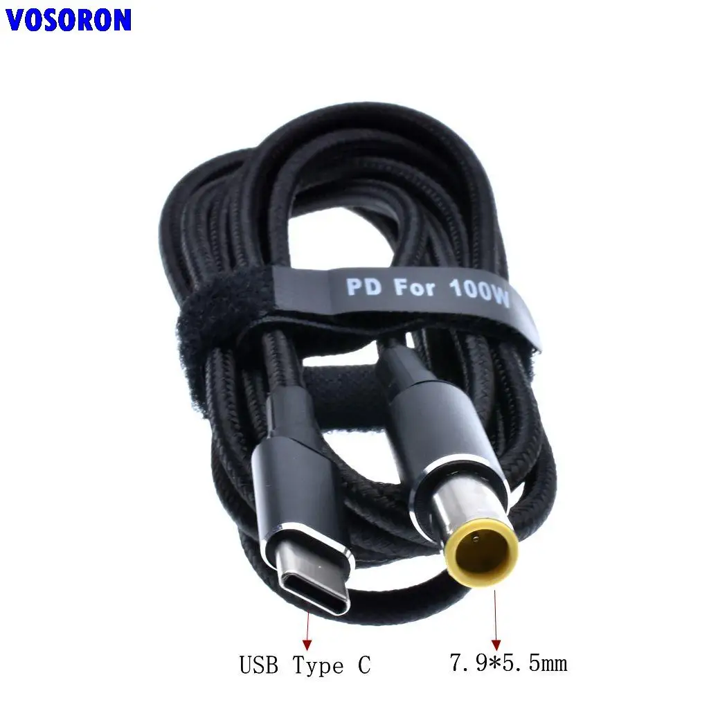 65W 90W 100W USB C Type C Male to DC7.9X 5.5mm Male PD Charger Connector Adapter Cablefor Lenovo T60 T60p T61 T61p X60
65W 90W 100W USB C Type C Male to DC7.9X 5.5mm Male PD Charger Connector Adapter Cablefor Lenovo T60 T60p T61 T61p X60