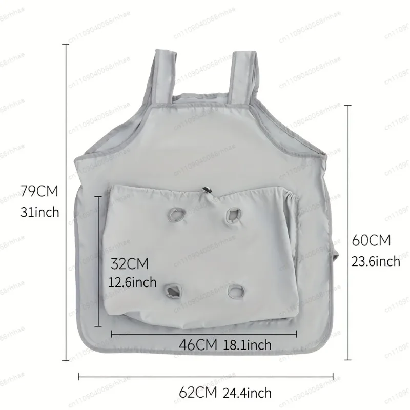 Breathable Cat Carrier Apron Four Fixed Holes Portable Chest Bag Indoor Outdoor Pet Holding Pouch
Breathable Cat Carrier Apron Four Fixed Holes Portable Chest Bag Indoor Outdoor Pet Holding Pouch