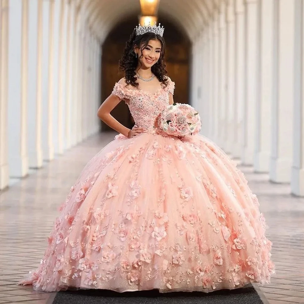 Lorencia Мексика Розовое платье Quinceanera Бальное платье с 3D цветочной аппликацией и бисером Прозрачный корсет Sweet 16, платье Vestidos XV Años YQD451
Lorencia Мексика Розовое платье Quinceanera Бальное платье с 3D цветочной аппликацией и бисером Прозрачный корсет Sweet 16, платье Vestidos XV Años YQD451
