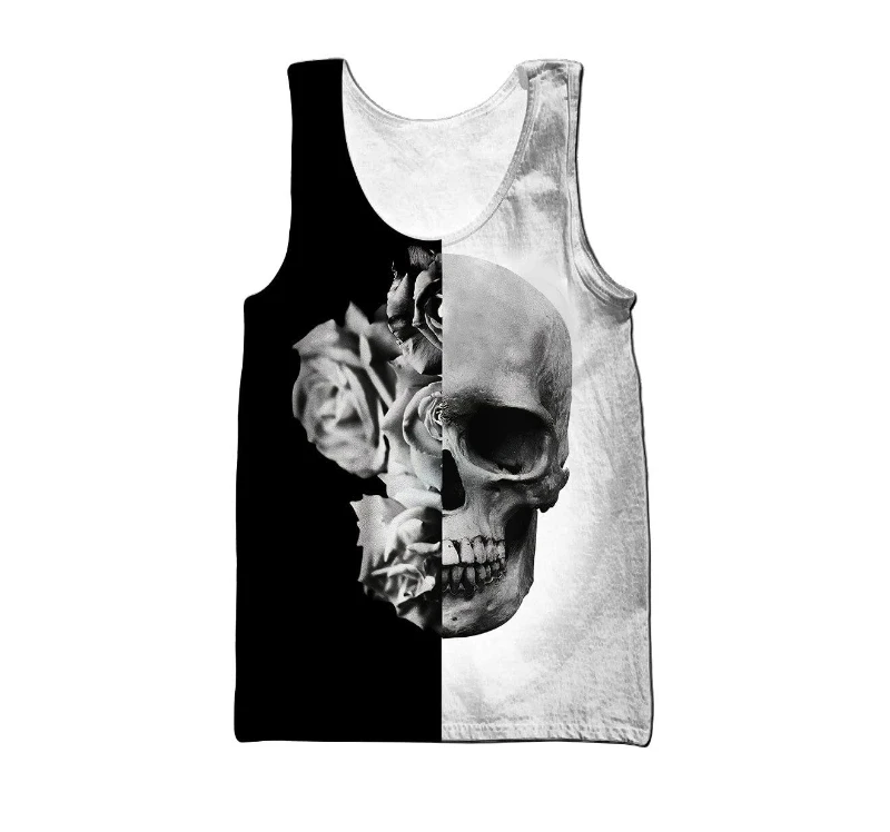 Newest Skull Graphic 3D Print Men's Tank Tops Hip Hop Streetwear Fitness Tops Tees Men Summer Sleeveless Sport Vest Quick Drying
Newest Skull Graphic 3D Print Men's Tank Tops Hip Hop Streetwear Fitness Tops Tees Men Summer Sleeveless Sport Vest Quick Drying