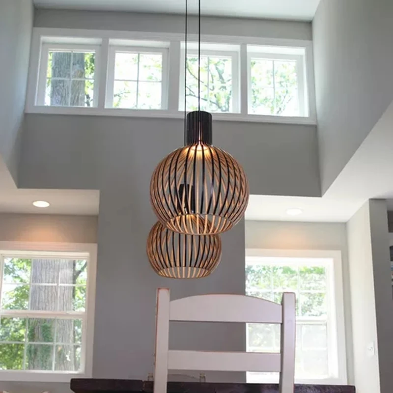 Wood Bird Cage Chandelier Pendant Lamp Kitchen Island Hanging Light Living Room Indoor Lustre Rustic Home Decoration Chandelier
Wood Bird Cage Chandelier Pendant Lamp Kitchen Island Hanging Light Living Room Indoor Lustre Rustic Home Decoration Chandelier