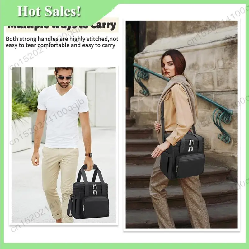 -FDDT Insulated Lunch Bag For Men & Women - Expandable, Leakproof Dual Compartment Tote For Work, Picnic, Outdoors
-FDDT Insulated Lunch Bag For Men & Women - Expandable, Leakproof Dual Compartment Tote For Work, Picnic, Outdoors