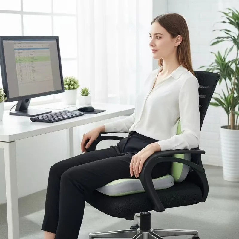 1PC Comfort Seat Pad Ergonomic Lumbar Support Cushion For Back Relieve Stress hip and waist protection for Car and Office Chair
1PC Comfort Seat Pad Ergonomic Lumbar Support Cushion For Back Relieve Stress hip and waist protection for Car and Office Chair