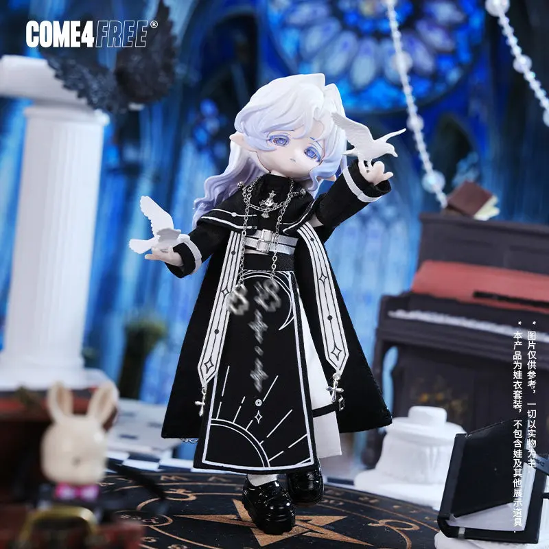 New Come4free 1/12 Bjd Doll Clothes Dress Cloak Outfit Set Gothic Black Style Clothing For Doll Display For Dol Collectors
New Come4free 1/12 Bjd Doll Clothes Dress Cloak Outfit Set Gothic Black Style Clothing For Doll Display For Dol Collectors