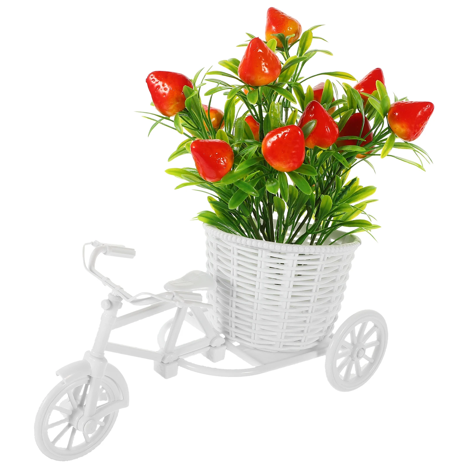Artificial Flower Suit Simulated Decorative Strawberry Bicycle Basket Table Decorations Wedding Party Floral for centerpieces
Artificial Flower Suit Simulated Decorative Strawberry Bicycle Basket Table Decorations Wedding Party Floral for centerpieces