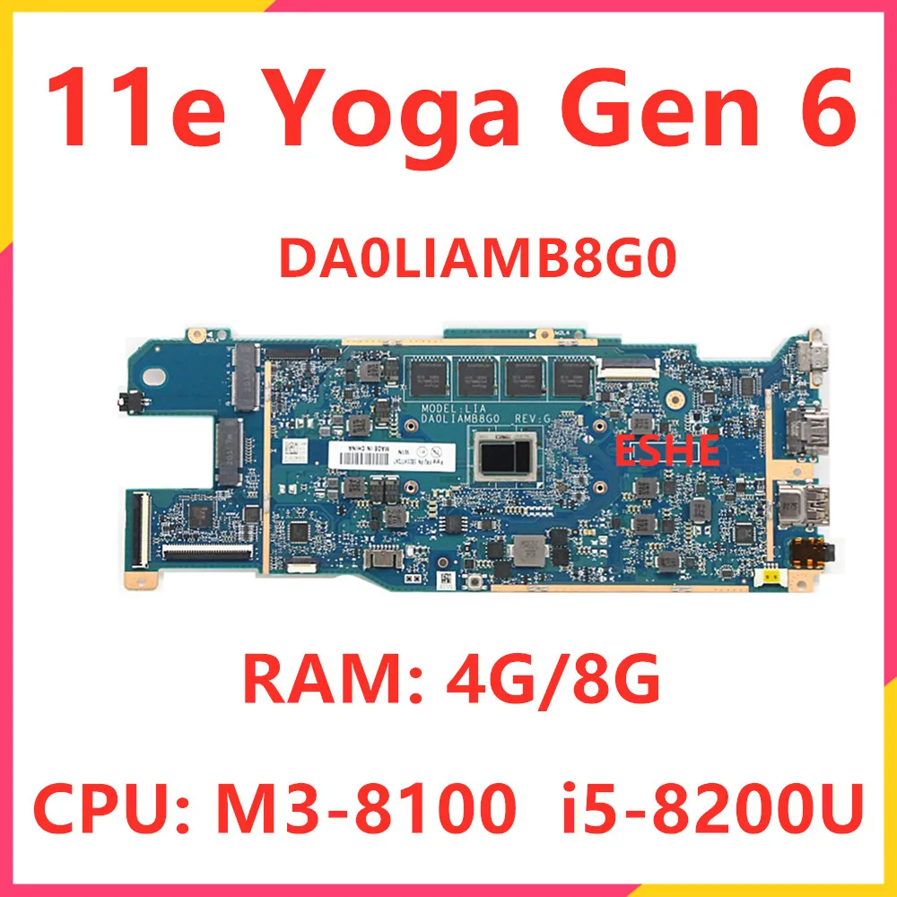 Материнская плата DA0LIAMB8G0 для ноутбука Lenovo ThinkPad 11e Yoga Gen 6 с искусственной оперативной памятью 4 ГБ 8 ГБ 5B20W77246 5B20W77247 5B20W772
Материнская плата DA0LIAMB8G0 для ноутбука Lenovo ThinkPad 11e Yoga Gen 6 с искусственной оперативной памятью 4 ГБ 8 ГБ 5B20W77246 5B20W77247 5B20W772