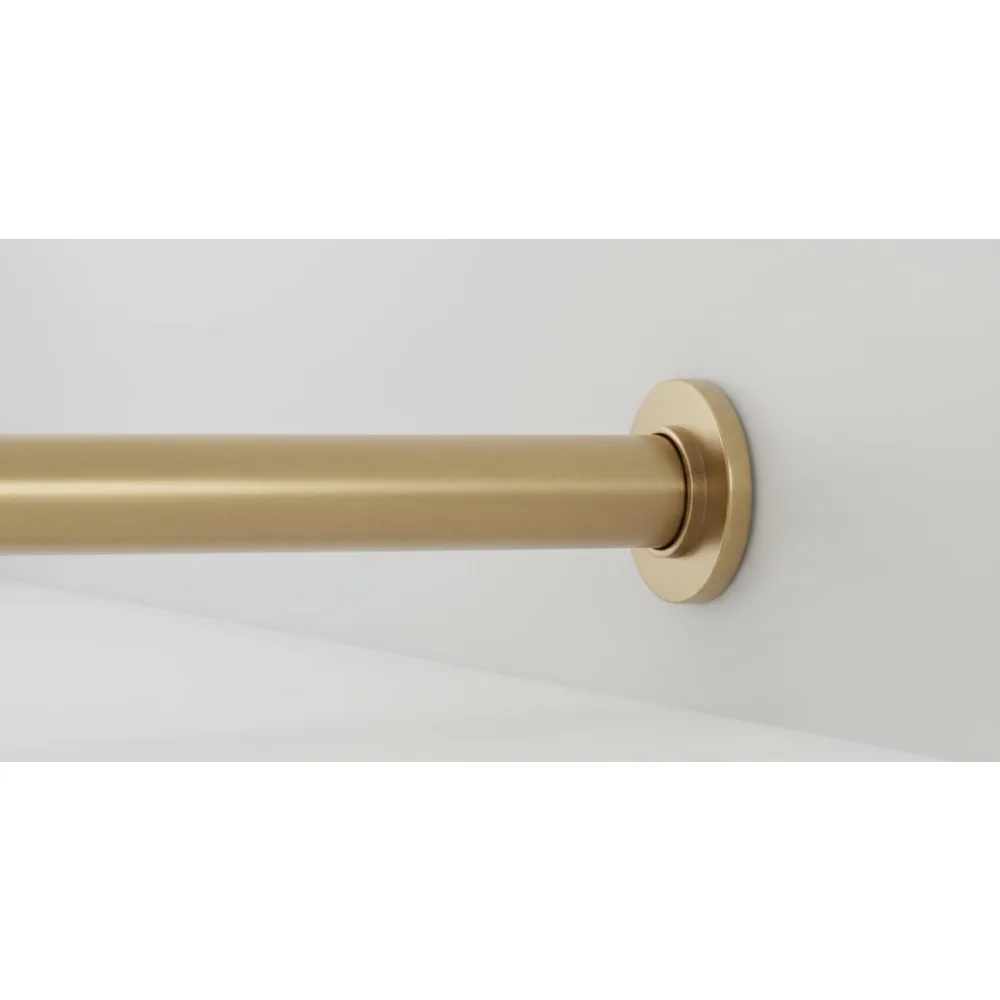 Adjustable Spring Tension Curtain Rod - 54 to 90 Inch Heavy Duty Rustproof Warm Gold for Windows & Shower
Adjustable Spring Tension Curtain Rod - 54 to 90 Inch Heavy Duty Rustproof Warm Gold for Windows & Shower