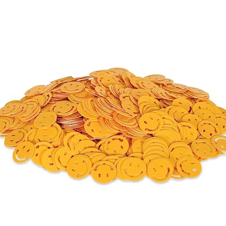 Fanci-Fetti Smile Faces Party Supplies, 1 oz, Yellow
Fanci-Fetti Smile Faces Party Supplies, 1 oz, Yellow