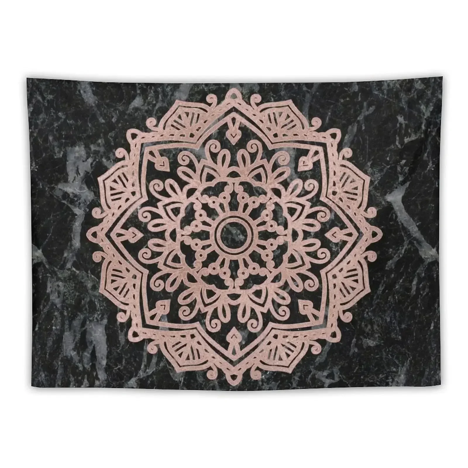 Rose gold mandala - striking black marble Tapestry Home Supplies Aesthetic Room Decoration Tapestry
Rose gold mandala - striking black marble Tapestry Home Supplies Aesthetic Room Decoration Tapestry