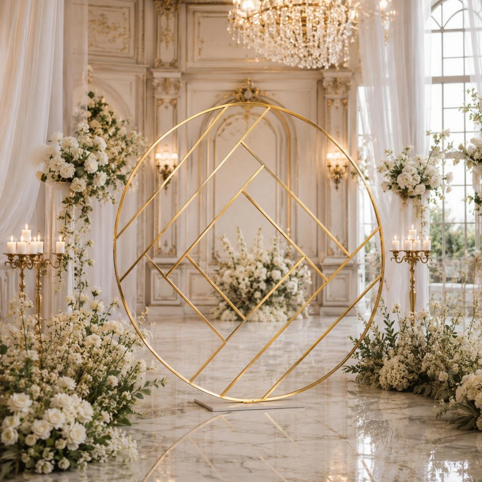 Round Metal Backdrop Frame Stainless Steel Floor Standing Backdrop Stand Round Wedding Arch Frame Geometric Event Decor Sturdy
Round Metal Backdrop Frame Stainless Steel Floor Standing Backdrop Stand Round Wedding Arch Frame Geometric Event Decor Sturdy