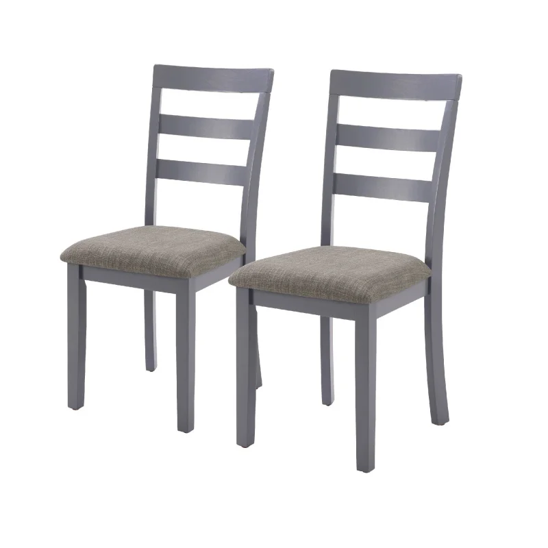 Farmhouse Style Dining Chairs Set of 2, Solid Wood Legs, High Ladder Back, Non-Slip Foot Pads, Sturdy Design Chair Furniture
Farmhouse Style Dining Chairs Set of 2, Solid Wood Legs, High Ladder Back, Non-Slip Foot Pads, Sturdy Design Chair Furniture