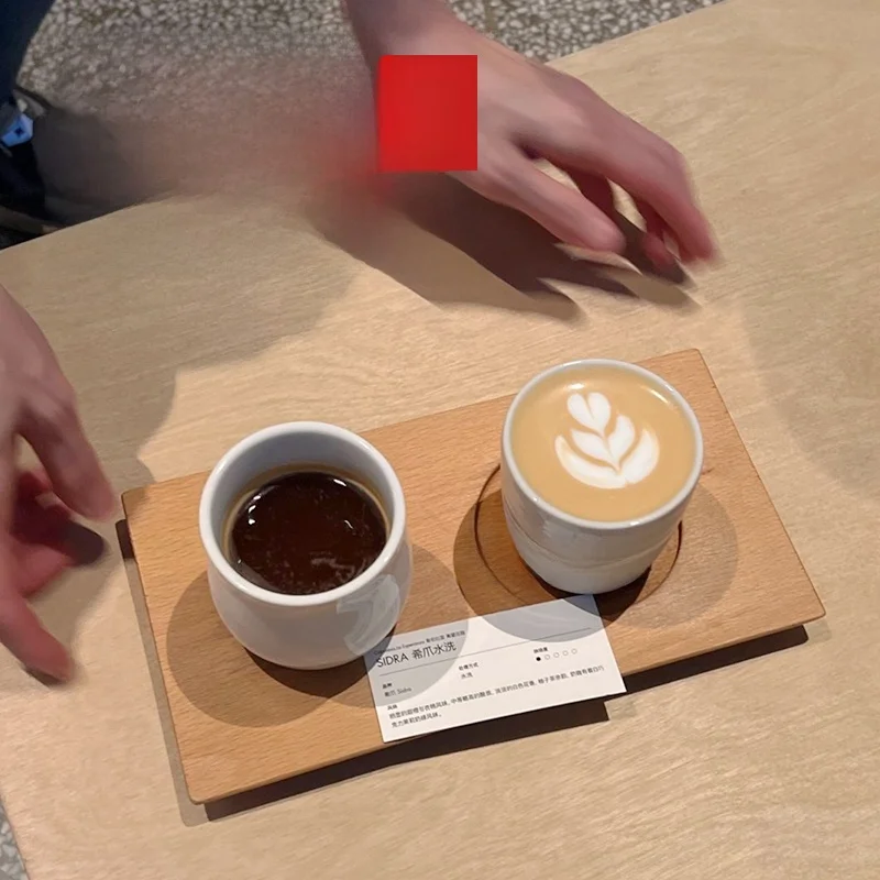 Wooden Coffee Cup Base Tray Tasting Combo Tray Commercial One Bean Two Drinks Wooden Tray round ape Flat Plate Japanese Sle
Wooden Coffee Cup Base Tray Tasting Combo Tray Commercial One Bean Two Drinks Wooden Tray round ape Flat Plate Japanese Sle