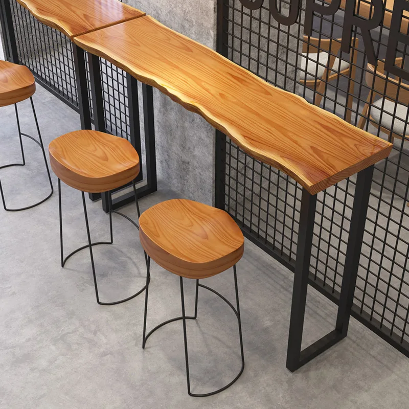 Natural Solid Wood bar Height Table Dining Table Restaurant Furniture Modern Style High bar Tables and Stools Set
Natural Solid Wood bar Height Table Dining Table Restaurant Furniture Modern Style High bar Tables and Stools Set