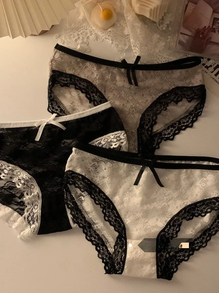 Кружевные хлопковые женские трусы-шорты, дышащие, в японском стиле, сексуальные, с низкой посадкой, трусы-брифы средней посадки
Кружевные хлопковые женские трусы-шорты, дышащие, в японском стиле, сексуальные, с низкой посадкой, трусы-брифы средней посадки