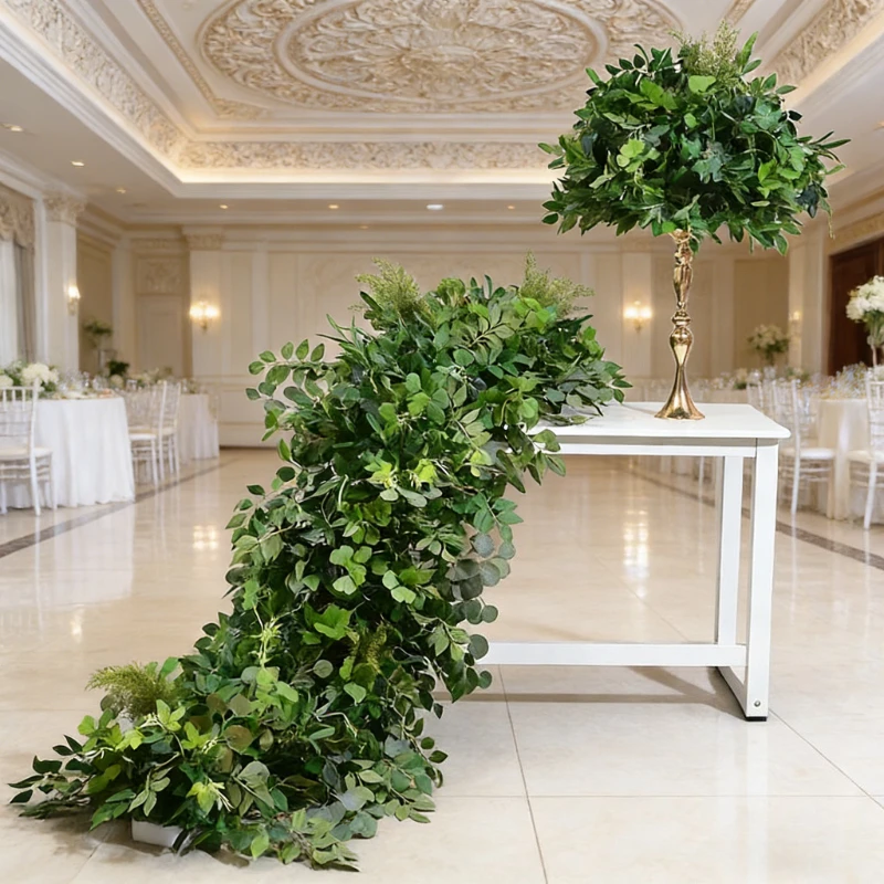 200x50CM Pure Green Plant Artificial Flower Ball Dining Table Arch Decoration Floral Arrangement Outdoor Proposal Arrangement
200x50CM Pure Green Plant Artificial Flower Ball Dining Table Arch Decoration Floral Arrangement Outdoor Proposal Arrangement