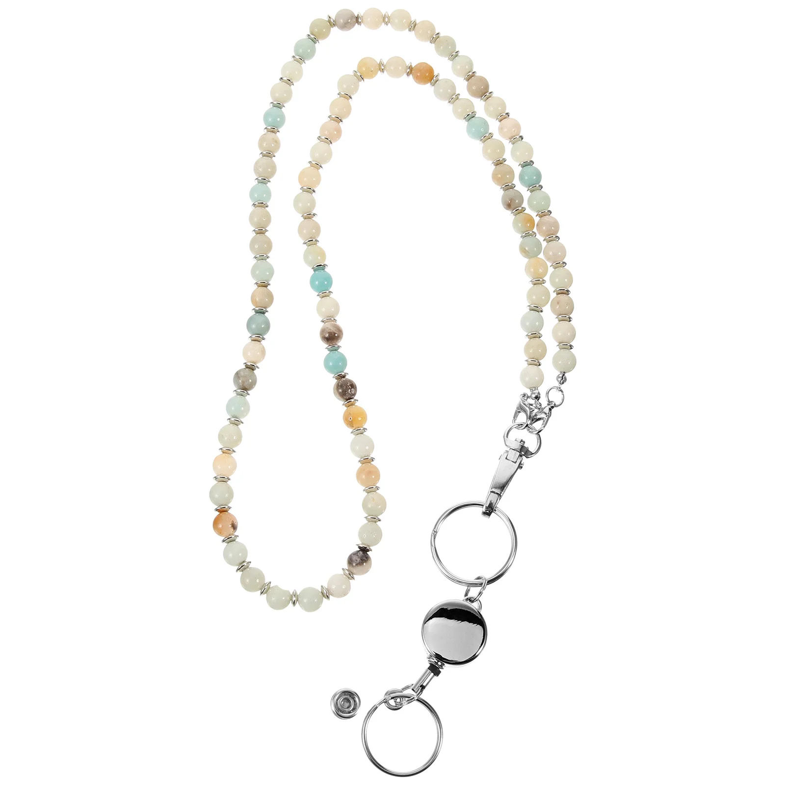 ID Lanyard Necklace Cards Clip Badge Beaded Keychain Nurse Holder Lanyards for Badges Women Spacer Beads
ID Lanyard Necklace Cards Clip Badge Beaded Keychain Nurse Holder Lanyards for Badges Women Spacer Beads
