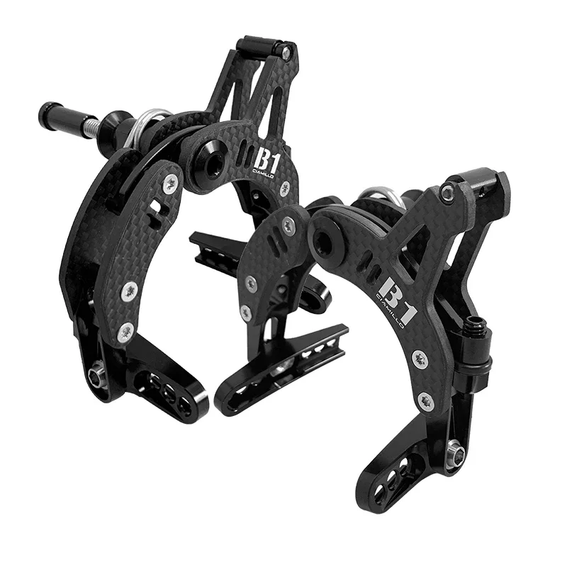 B1 Ultra Folding Bicycle Brake C-clip Ultra Light Carbon Fiber Arm Titanium Alloy Bolt, Suitable for Brampton Brake
B1 Ultra Folding Bicycle Brake C-clip Ultra Light Carbon Fiber Arm Titanium Alloy Bolt, Suitable for Brampton Brake