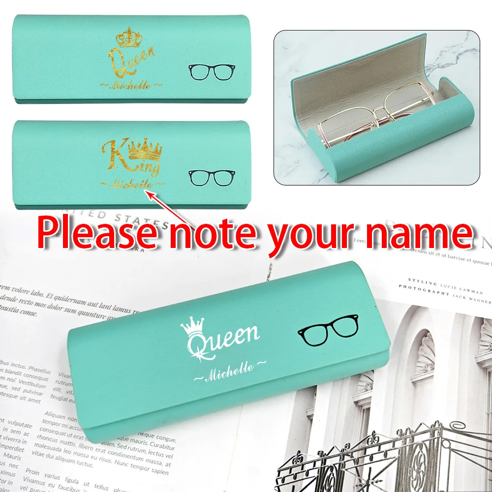 Customized Name Spectacle Case Women Glasses Box PU Sunglass Organizer Protector Portable Hard Shell Storage Container Pattern
Customized Name Spectacle Case Women Glasses Box PU Sunglass Organizer Protector Portable Hard Shell Storage Container Pattern