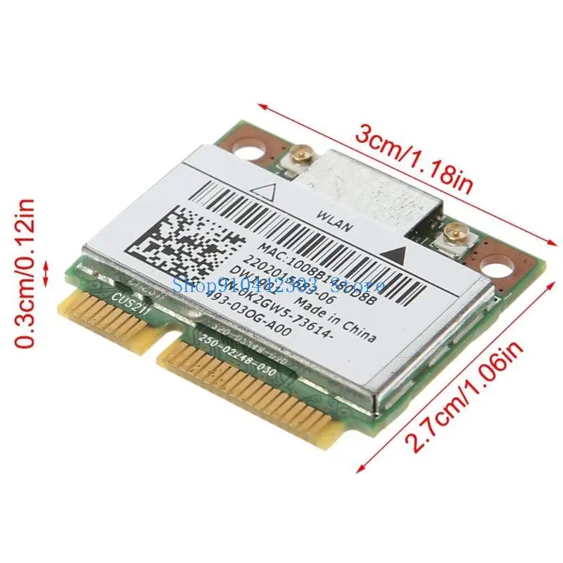 652F for DW1901 AR5B22 Wireless Dual Band Half Mini PCI-E WiFi BT4.0-compatible
652F for DW1901 AR5B22 Wireless Dual Band Half Mini PCI-E WiFi BT4.0-compatible
