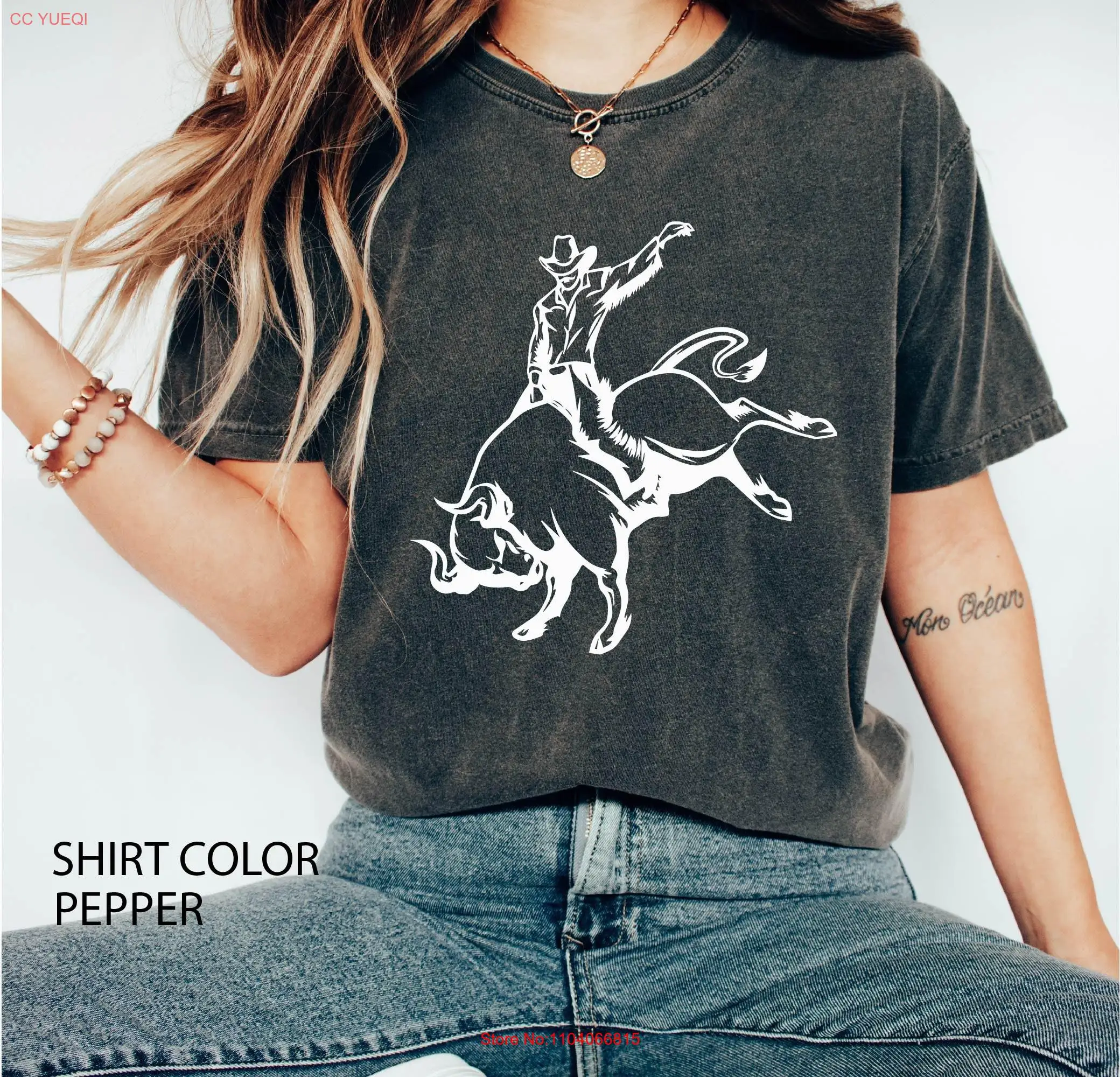 Футболка Bull Rider Comfort Colors для женщин Lil Cowboy Cute Country Girl Rodeo Western с длинными или короткими рукавами
Футболка Bull Rider Comfort Colors для женщин Lil Cowboy Cute Country Girl Rodeo Western с длинными или короткими рукавами