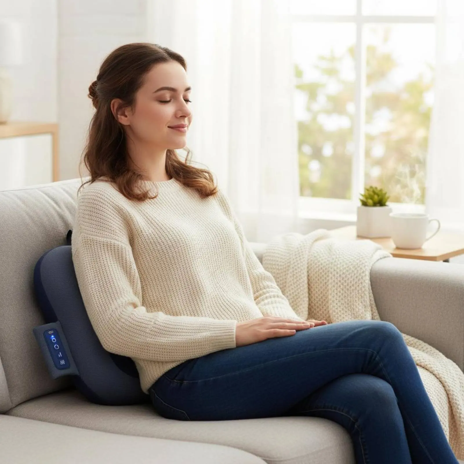 Neck and Back Massage Pillow Shiatsu Electric Massage Pillow Physical Wellness Portable Intuitive Control
Neck and Back Massage Pillow Shiatsu Electric Massage Pillow Physical Wellness Portable Intuitive Control