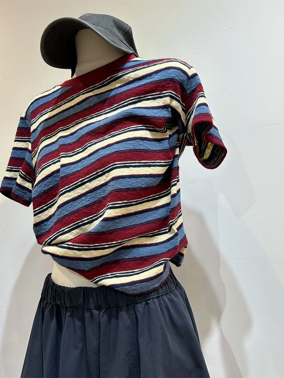 plus Size Women's T-Shirt Summer Loose Fit Half Sleeve Retro Striped Short Sleeve Base Layer Top for plus Size Women
plus Size Women's T-Shirt Summer Loose Fit Half Sleeve Retro Striped Short Sleeve Base Layer Top for plus Size Women