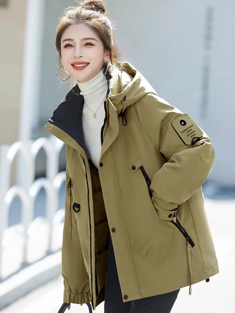 Женская утепленная куртка из хлопка в американском стиле, свободного кроя, осенне-зимняя, новинка, стеганое пальто, рабочая одежда, прочная молния
Женская утепленная куртка из хлопка в американском стиле, свободного кроя, осенне-зимняя, новинка, стеганое пальто, рабочая одежда, прочная молния