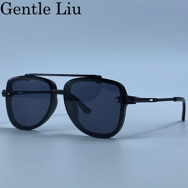 Oversized Pilot Oval Sunglasses Men 2026 Luxury Brand Designer Double Bridge Sun Glasses Vintage Metal Frame Driving Eyewear
Oversized Pilot Oval Sunglasses Men 2026 Luxury Brand Designer Double Bridge Sun Glasses Vintage Metal Frame Driving Eyewear
