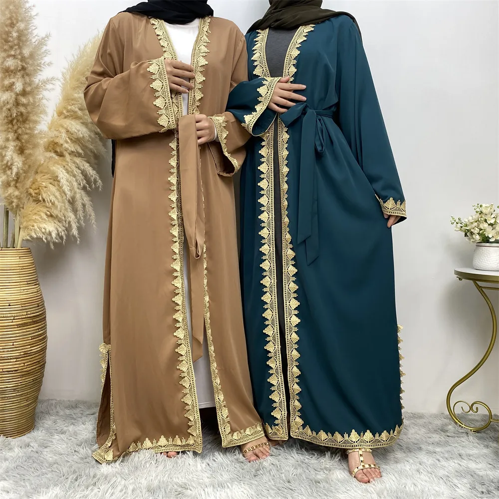 Lace Embroidery Abaya for Women Muslim Dress Dubai Turkish Kaftan Kimono Eid Ramadan Jalabiya Islam Kebaya Caftan Marocain Femme
Lace Embroidery Abaya for Women Muslim Dress Dubai Turkish Kaftan Kimono Eid Ramadan Jalabiya Islam Kebaya Caftan Marocain Femme