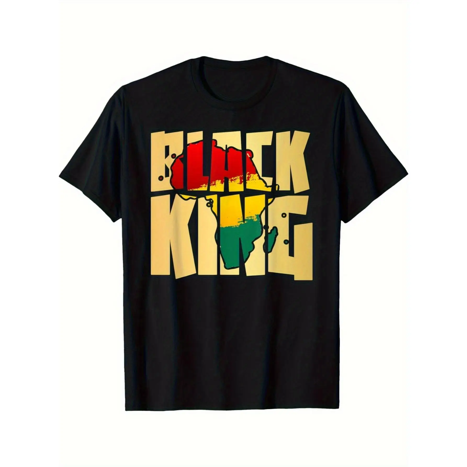 T - shirt Celebrating African Heritage and Masculine Identity with “Black King” Motif
T - shirt Celebrating African Heritage and Masculine Identity with “Black King” Motif