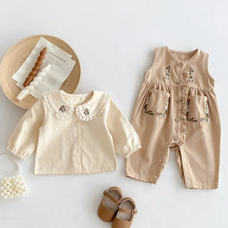 2025 New Spring 0-4Yrs Toddler Baby Clothes Suit Newborn Baby Girls Clothing Set Long Sleeved Embroidered Shirt+Rompers
2025 New Spring 0-4Yrs Toddler Baby Clothes Suit Newborn Baby Girls Clothing Set Long Sleeved Embroidered Shirt+Rompers