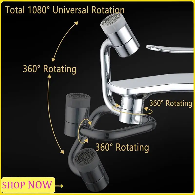 Especial Universal 1080° Rotating Faucet Extender Aerator, Solid Brass Universal Splash Filter Faucet
Especial Universal 1080° Rotating Faucet Extender Aerator, Solid Brass Universal Splash Filter Faucet