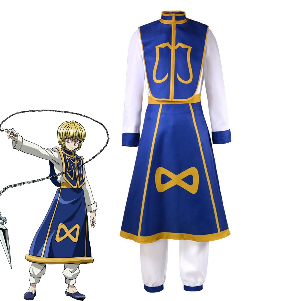 Anime HUNTER×HUNTER Kurapika Cosplay Costume Man Top Pants Uniform Set Party Halloween Costume
Anime HUNTER×HUNTER Kurapika Cosplay Costume Man Top Pants Uniform Set Party Halloween Costume