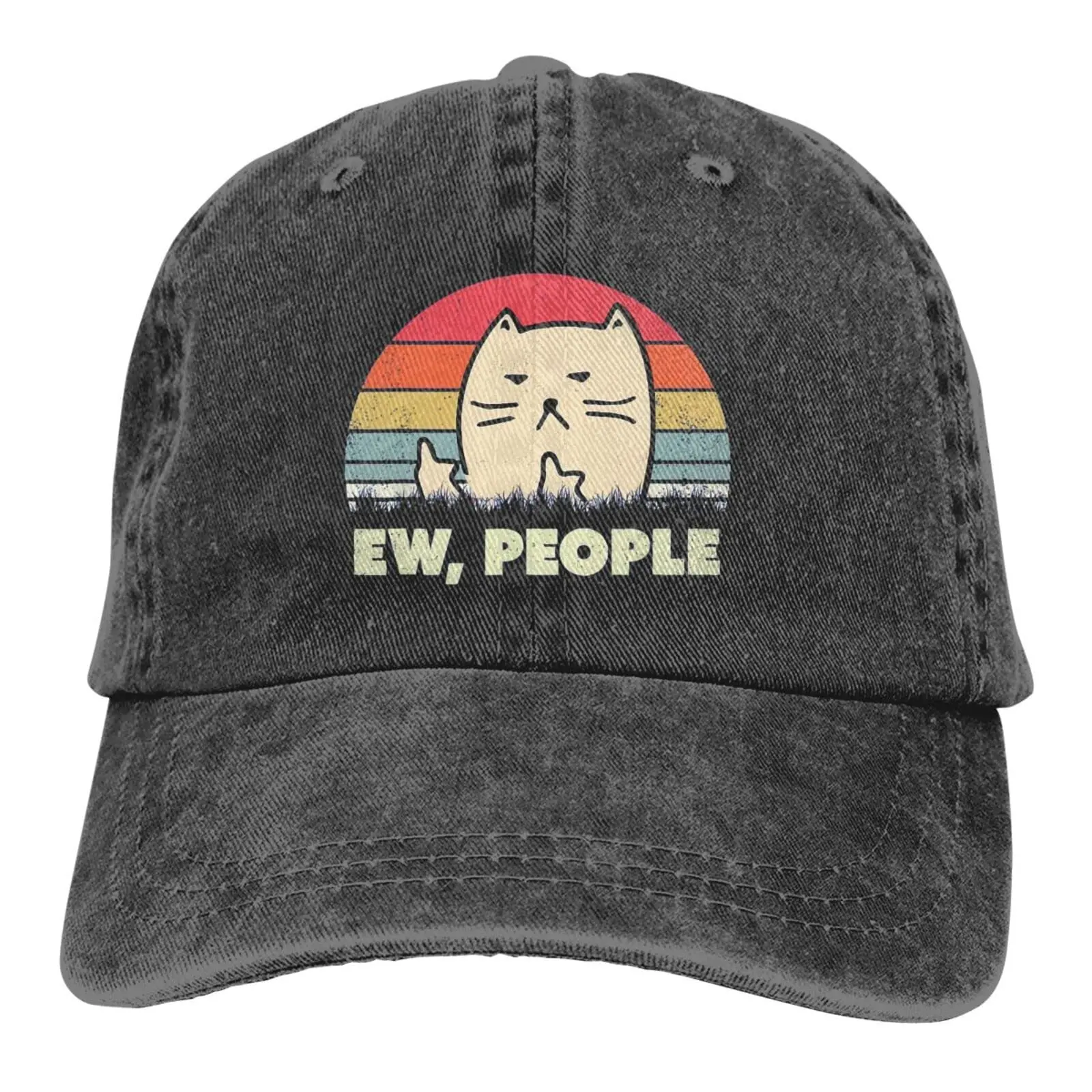 Cat Hats for Women Funny Baseball Cap Men Vintage Black Dad Hat Adjustable Trucker Hat Summer Washed Distressed Denim
Cat Hats for Women Funny Baseball Cap Men Vintage Black Dad Hat Adjustable Trucker Hat Summer Washed Distressed Denim