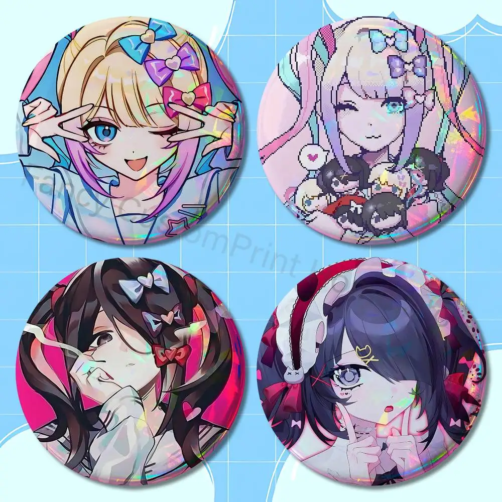 Kangel N-Needy Streamer Overload 58mm 44mm HD Print Brooch Badges Pretty Derby Round Display Brooches Lapel Pins
Kangel N-Needy Streamer Overload 58mm 44mm HD Print Brooch Badges Pretty Derby Round Display Brooches Lapel Pins