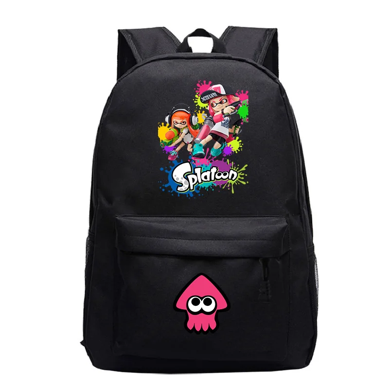 Cartoon Splatoon Backpack Primary Students School Bag for Boys Girls Children Zipper Schoolbag Lightweight Travel Daypack
Cartoon Splatoon Backpack Primary Students School Bag for Boys Girls Children Zipper Schoolbag Lightweight Travel Daypack