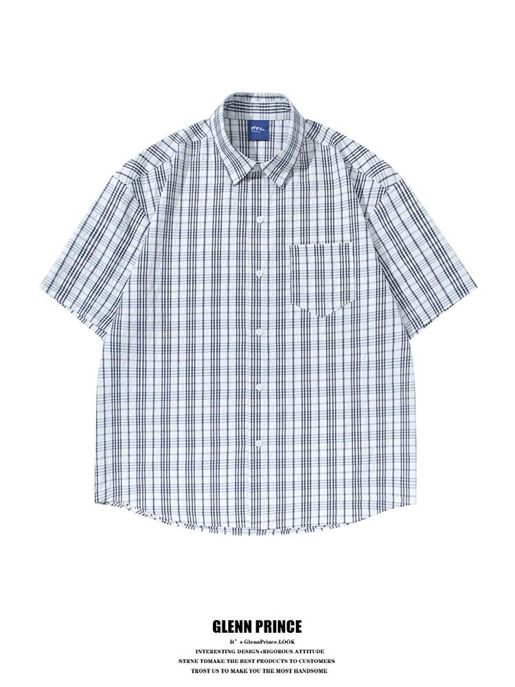 Loose American Casual Plaid Short Sleeve Shirt Men's Summer New Lazy Style Half Sleeve Shirt Breathable Comfortable Polyester...
Loose American Casual Plaid Short Sleeve Shirt Men's Summer New Lazy Style Half Sleeve Shirt Breathable Comfortable Polyester...