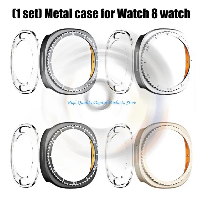 U2JE Heavy Duty Anti Scratch Fashion Forward Metal Exoskeleton Case Housing Suitable For Watch 8 40mm/44mm Secure On Fit
U2JE Heavy Duty Anti Scratch Fashion Forward Metal Exoskeleton Case Housing Suitable For Watch 8 40mm/44mm Secure On Fit