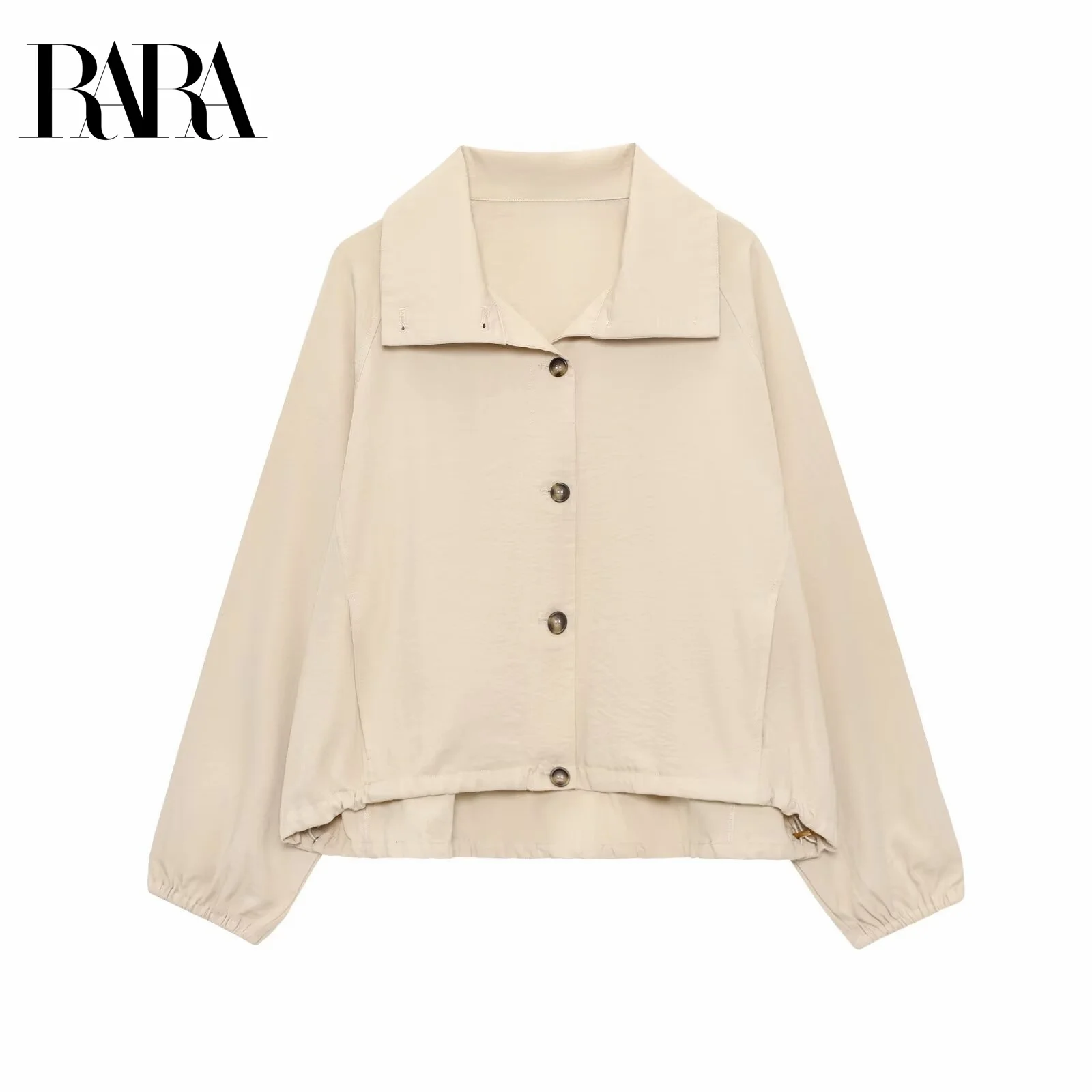 RARA2025 Womens Summer New Style Adjustable Hem Casual Loose Minimalist Lapel Long Sleeve Flight Jacket Short Coat
RARA2025 Womens Summer New Style Adjustable Hem Casual Loose Minimalist Lapel Long Sleeve Flight Jacket Short Coat