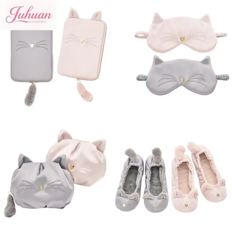 Sweet Japanese Cute Soft Cute Cartoon Cat Ears Styling Series Satin Cosmetic Bag Women's Eye Mask Change Bags Home Shoes Ladies
Sweet Japanese Cute Soft Cute Cartoon Cat Ears Styling Series Satin Cosmetic Bag Women's Eye Mask Change Bags Home Shoes Ladies