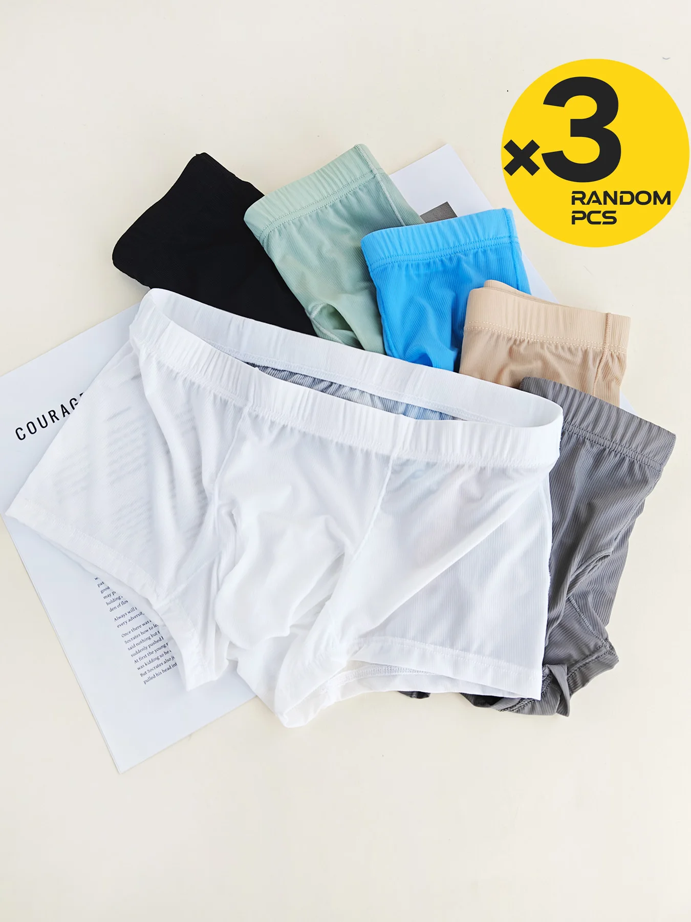 Men Boxers Ice Silk Thin Breathable Panties Bulge Pouch Boxer Seamless Underwear Solid Trunks Mens Calzoncillo Hombre 3pcs 4pcs
Men Boxers Ice Silk Thin Breathable Panties Bulge Pouch Boxer Seamless Underwear Solid Trunks Mens Calzoncillo Hombre 3pcs 4pcs