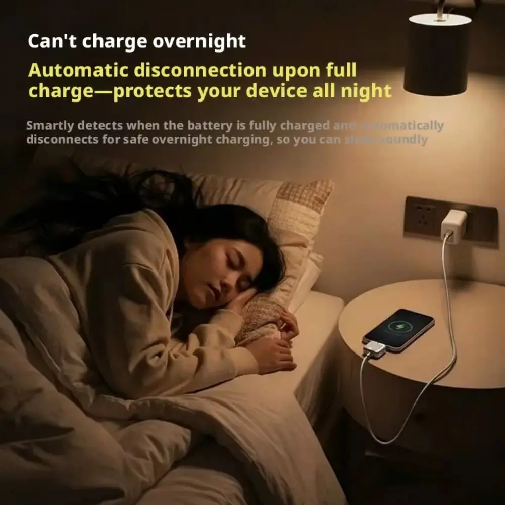 Auto Disconnect Auto Stop Charging Adapter Overcharge Protection Auto Power Off Automatic Power-off Charger Type-C
Auto Disconnect Auto Stop Charging Adapter Overcharge Protection Auto Power Off Automatic Power-off Charger Type-C