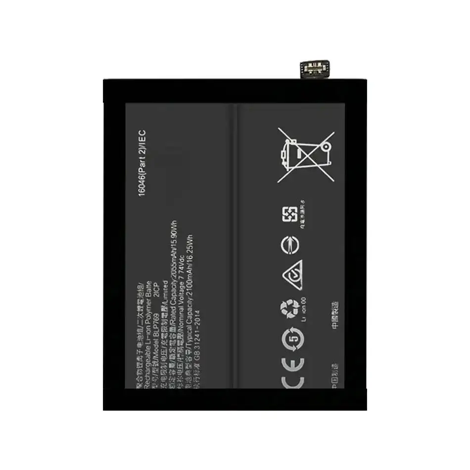 Безопасный аккумулятор для мобильного телефона Oppo Find X2 BLP769, 2100 мАч
Безопасный аккумулятор для мобильного телефона Oppo Find X2 BLP769, 2100 мАч