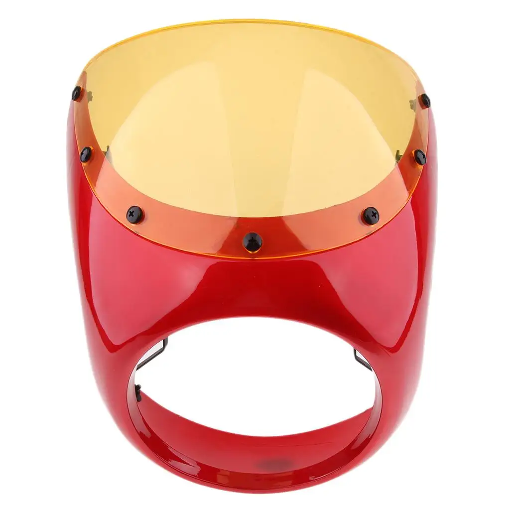 16-18cm Motorcycle Headlight Fairing Round Retro Cafe Motorbike Head light Mask Front Cowl Fork Mount for Retro Cafe Racer
16-18cm Motorcycle Headlight Fairing Round Retro Cafe Motorbike Head light Mask Front Cowl Fork Mount for Retro Cafe Racer