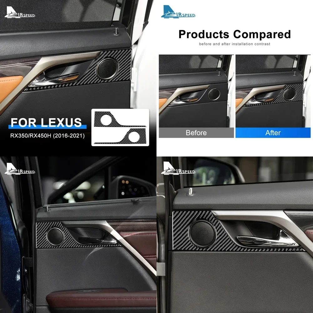Real Soft Carbon Fiber Sticker for Lexus RX350 RXH450 2016 2017 2018 2019 2020 2021 RHD LHD Car Rear Door Handle Interior Trim
Real Soft Carbon Fiber Sticker for Lexus RX350 RXH450 2016 2017 2018 2019 2020 2021 RHD LHD Car Rear Door Handle Interior Trim